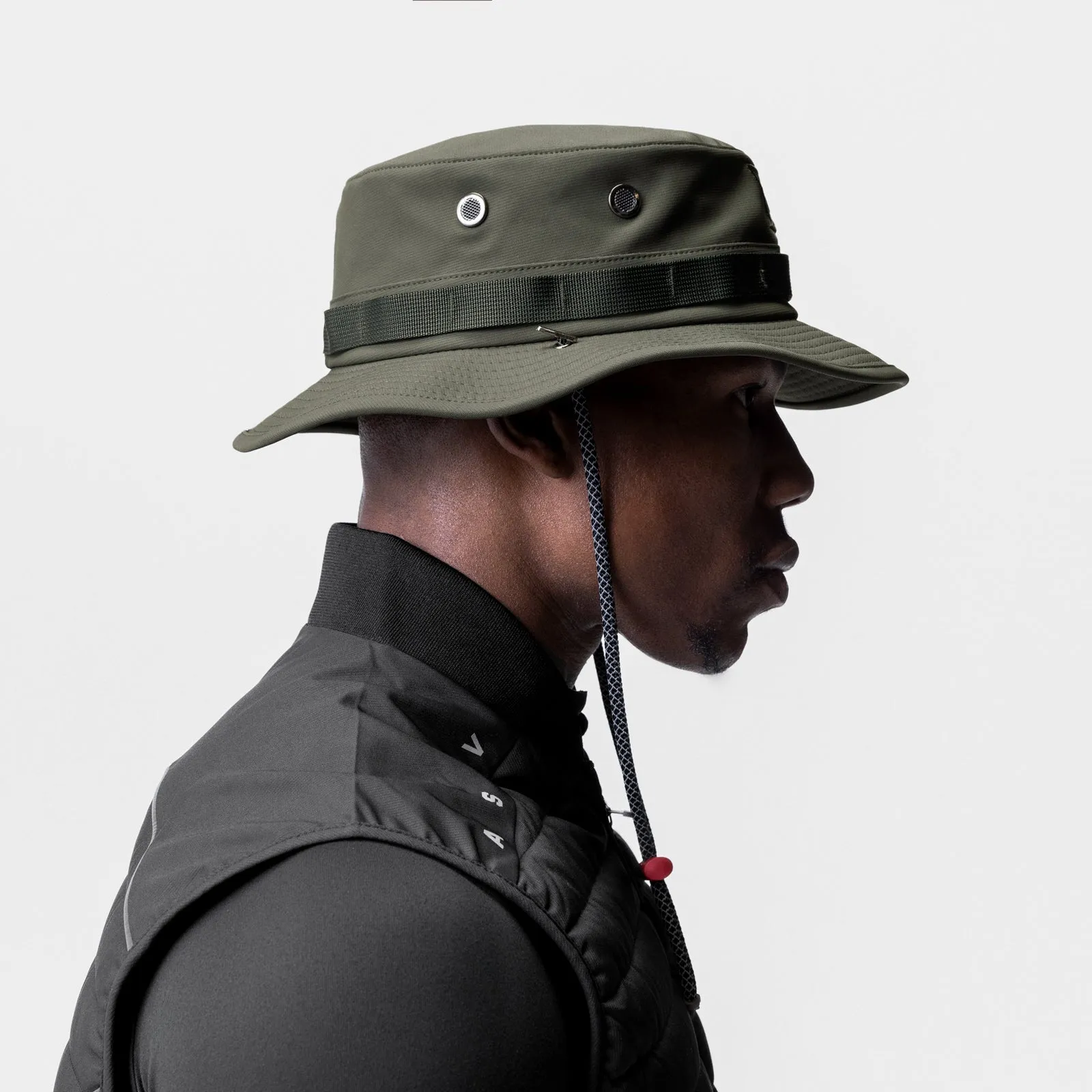 0718. Waterproof Vented Boonie Hat - Dark Olive