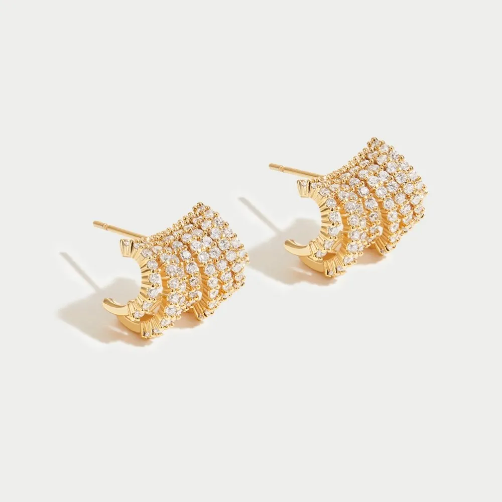 18K Gold Layla Wrap Earrings