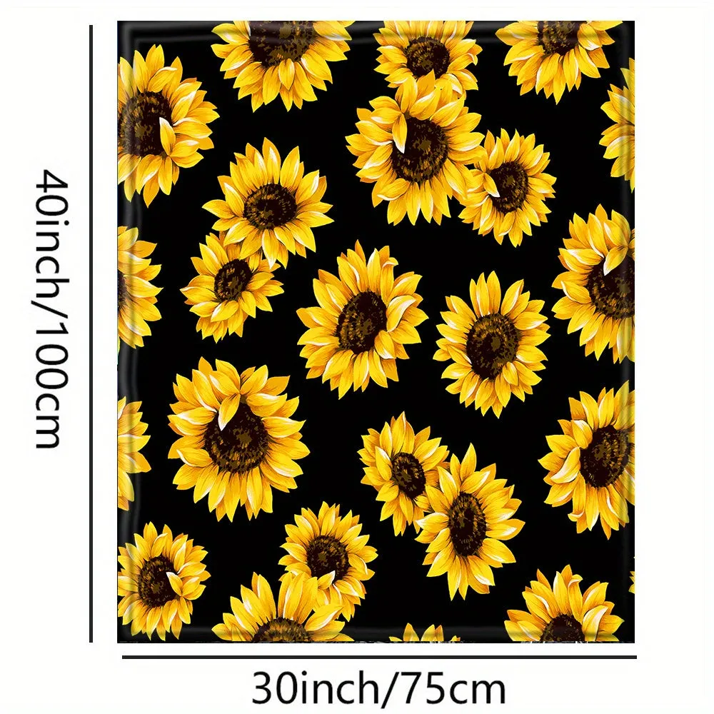 1pc Soft and Lightweight Sunflower Blanket for Adults - Perfect for Couches, Sofas, and Weddings - Ideal Gift for Anniversaries