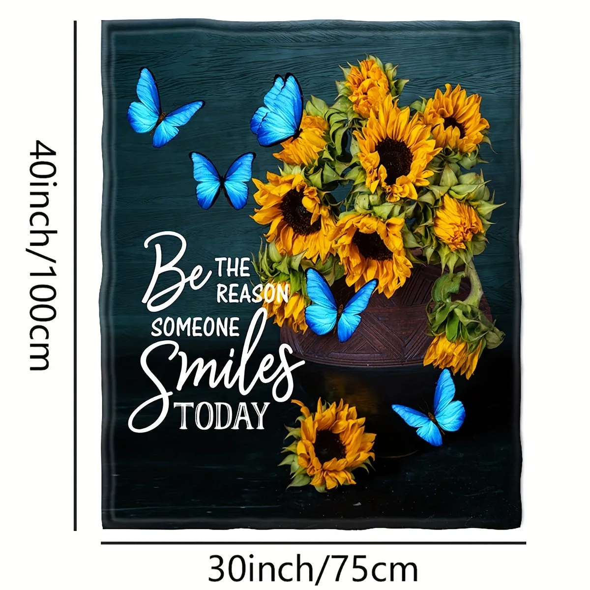 1pc Soft and Lightweight Sunflower Blanket for Adults - Perfect for Couches, Sofas, and Weddings - Ideal Gift for Anniversaries