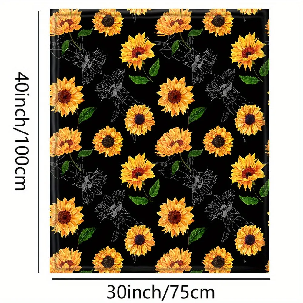 1pc Soft and Lightweight Sunflower Blanket for Adults - Perfect for Couches, Sofas, and Weddings - Ideal Gift for Anniversaries