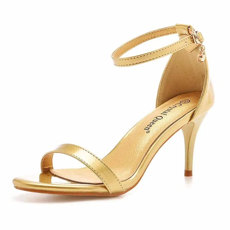 7cm 2.76 Inches Buckling Ankle Strap Closure Sandal Shoes