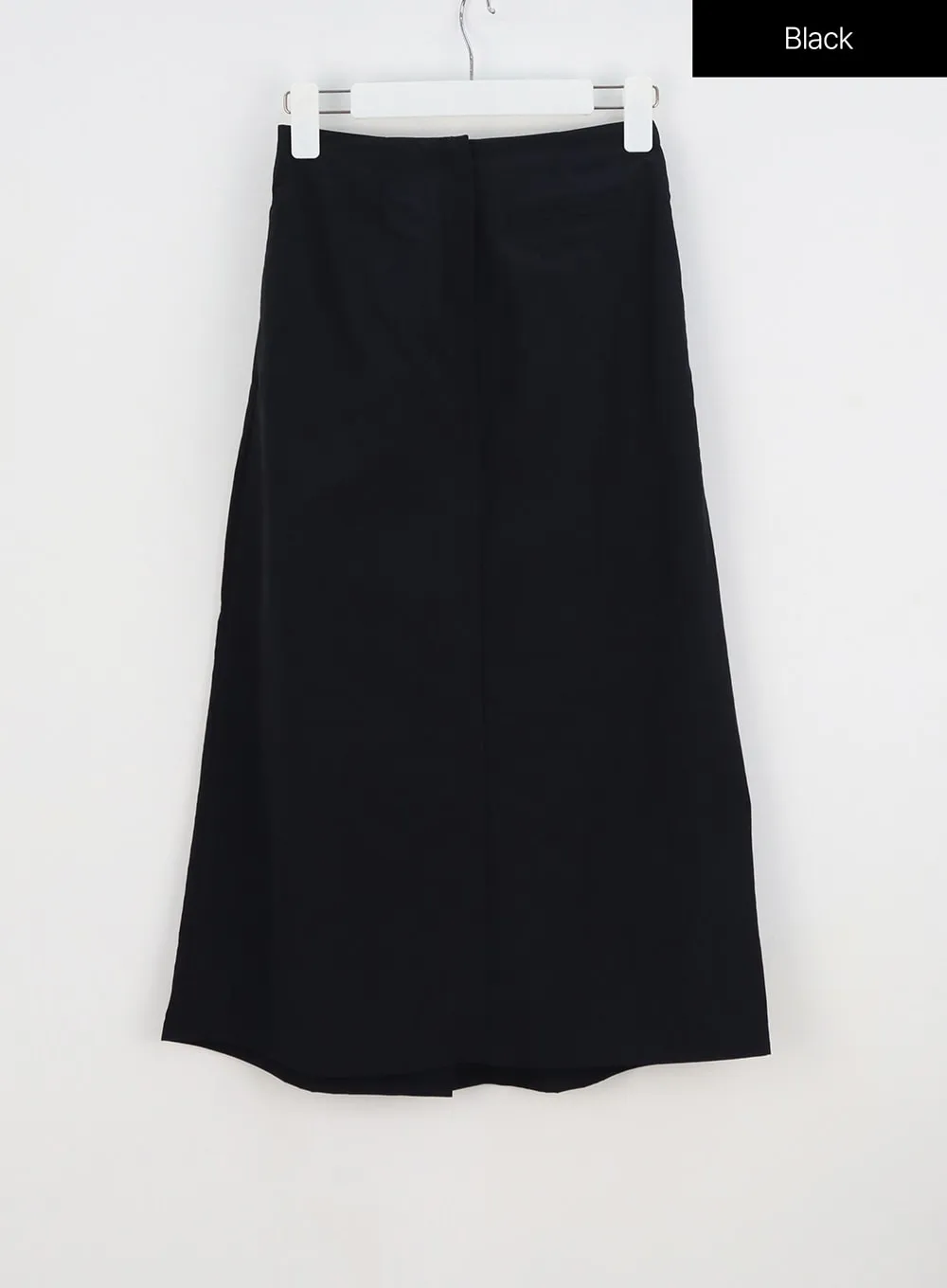 A-Line Nylon Maxi Skirt OY315