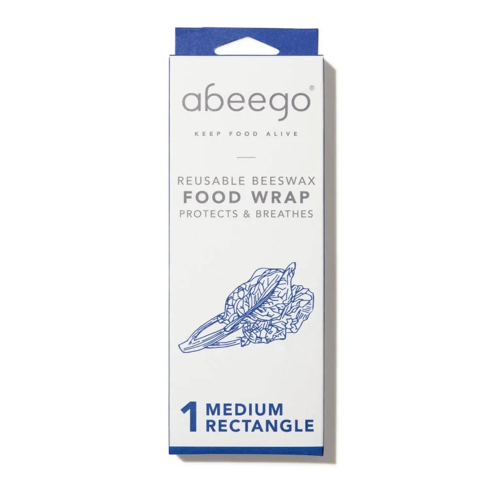 Abeego Bees Wax Food Wrap Medium Rectangle