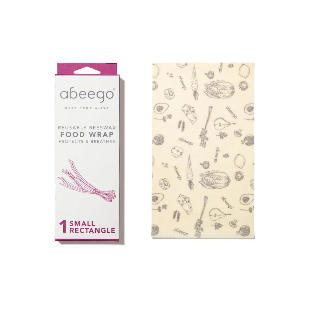 Abeego Bees Wax Food Wrap Small Rectangle