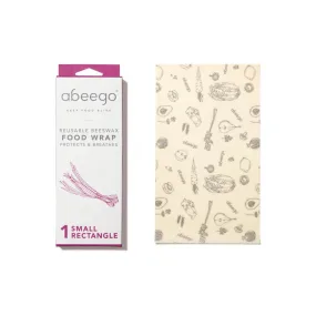 Abeego Bees Wax Food Wrap Small Rectangle