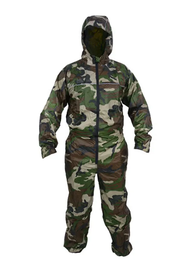 Adult Original Camo Green All in One Rainsuit