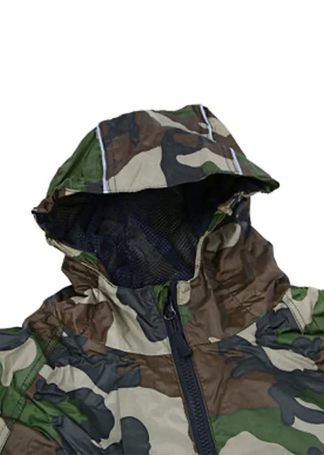 Adult Original Camo Green All in One Rainsuit