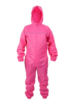 Adult Original Raspberry Pink All in One Rainsuit