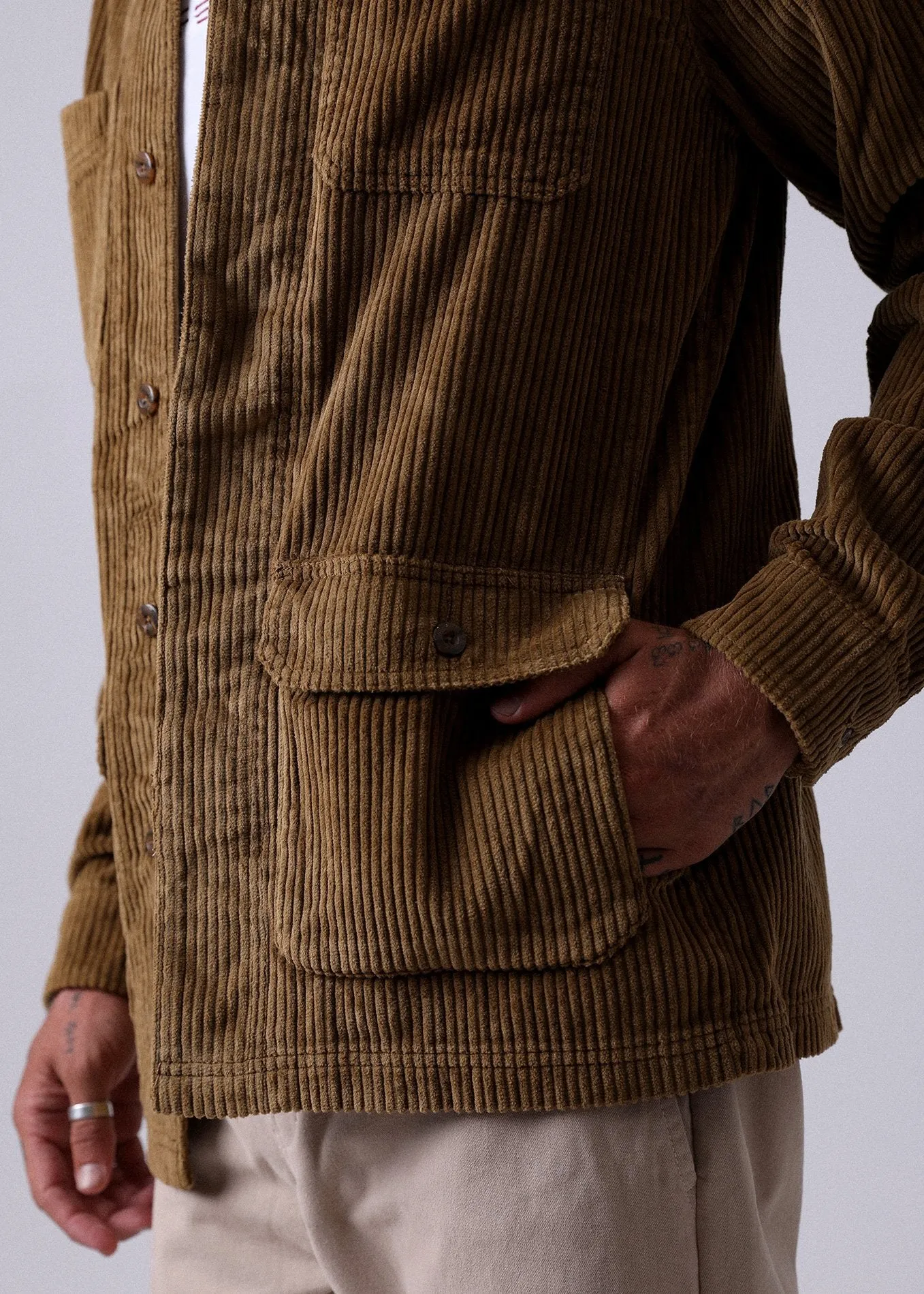 Afends Mens Peace Maker - Corduroy Jacket