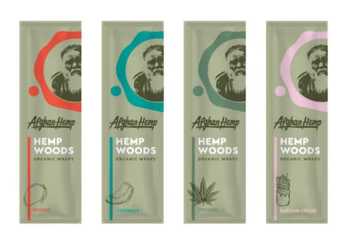 Afghan Hemp Blunt Wraps (Case of 50)