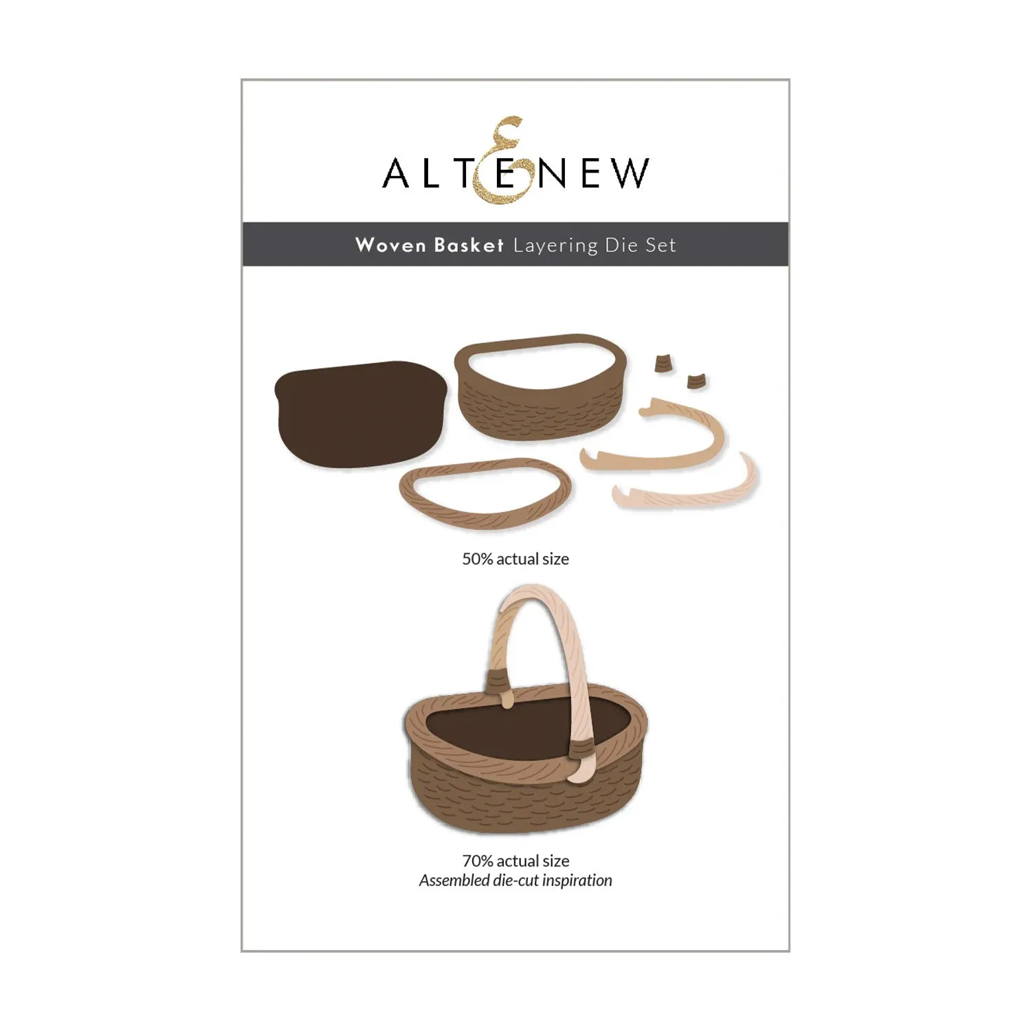 Altenew Woven Basket Layering Die Set