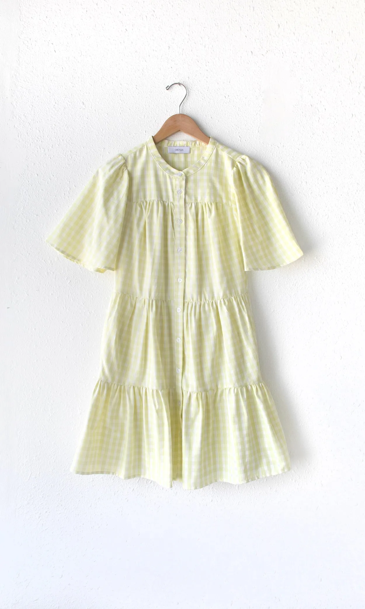 Ashlyn Gathered Gingham Dress