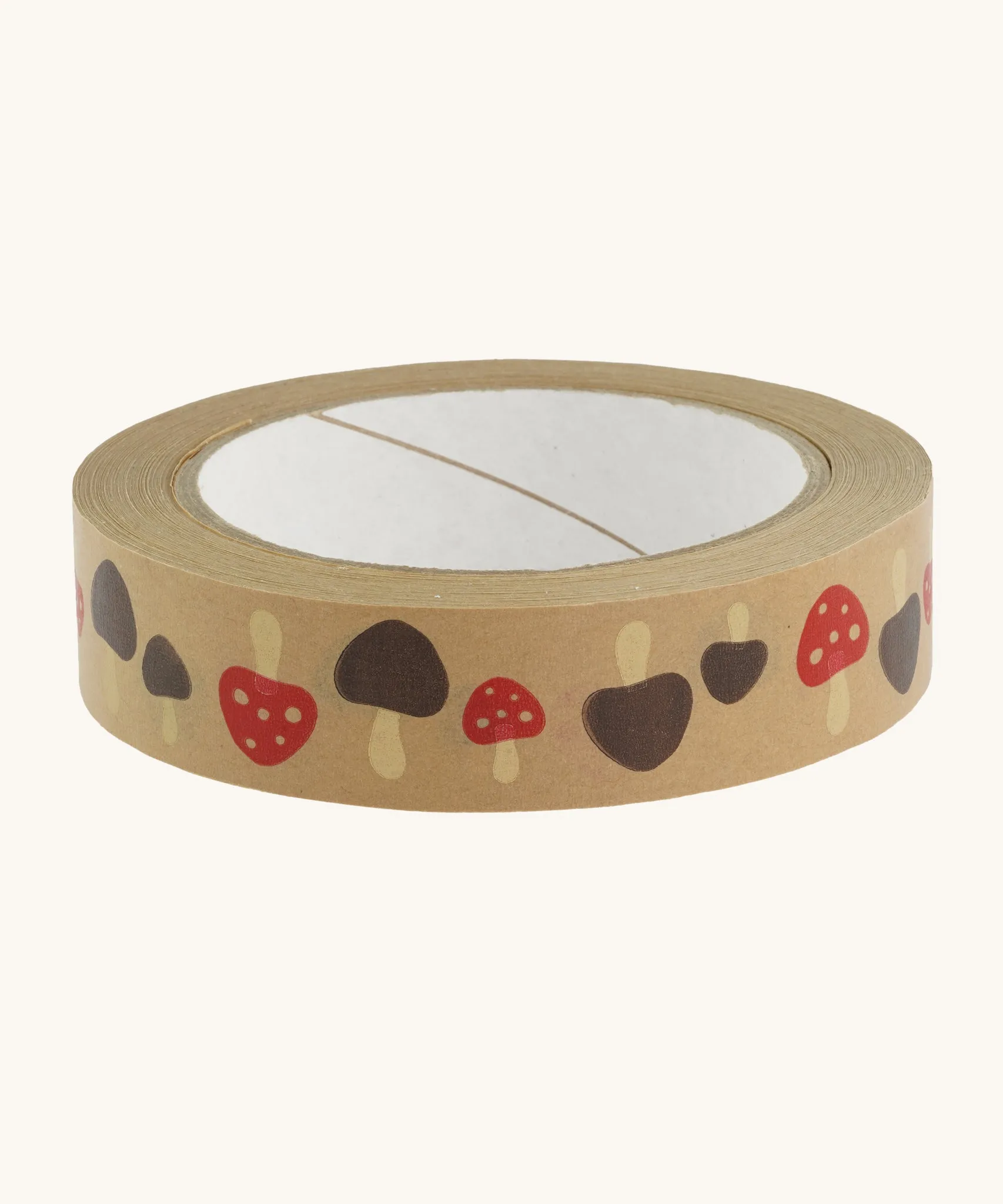 Babipur Kraft Eco Paper Tape - Mushrooms