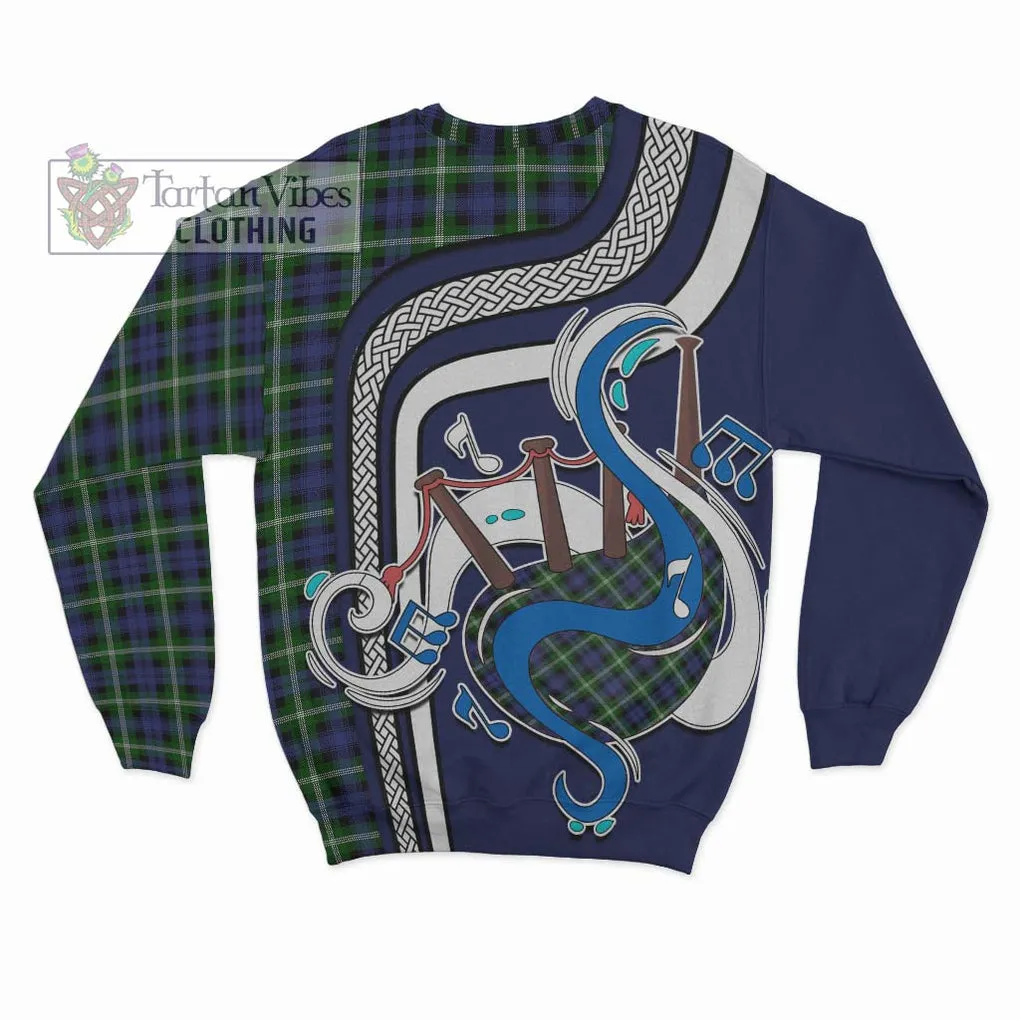 Baillie (Bailey) Tartan Sweatshirt with Epic Bagpipe Style