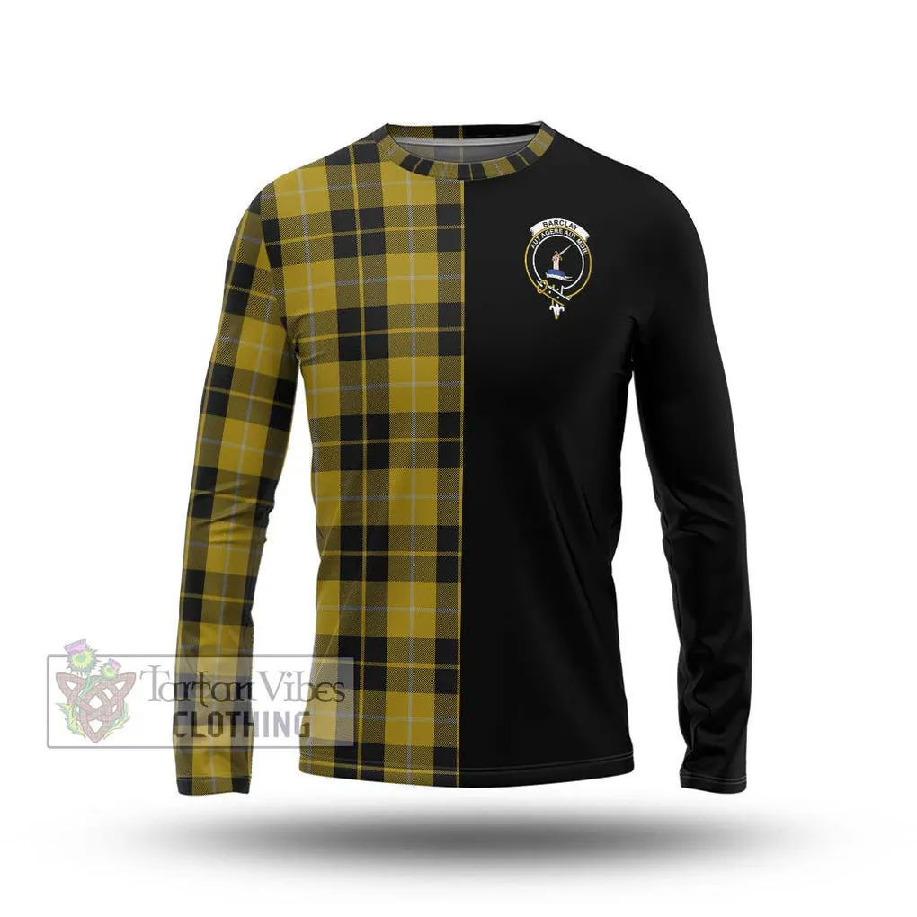 Barclay Dress Tartan Long Sleeve T-Shirt with Family Crest and Half Of Me Style