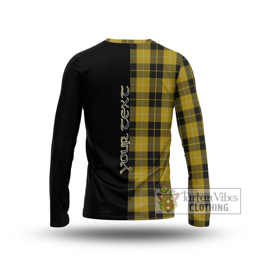 Barclay Dress Tartan Long Sleeve T-Shirt with Family Crest and Half Of Me Style