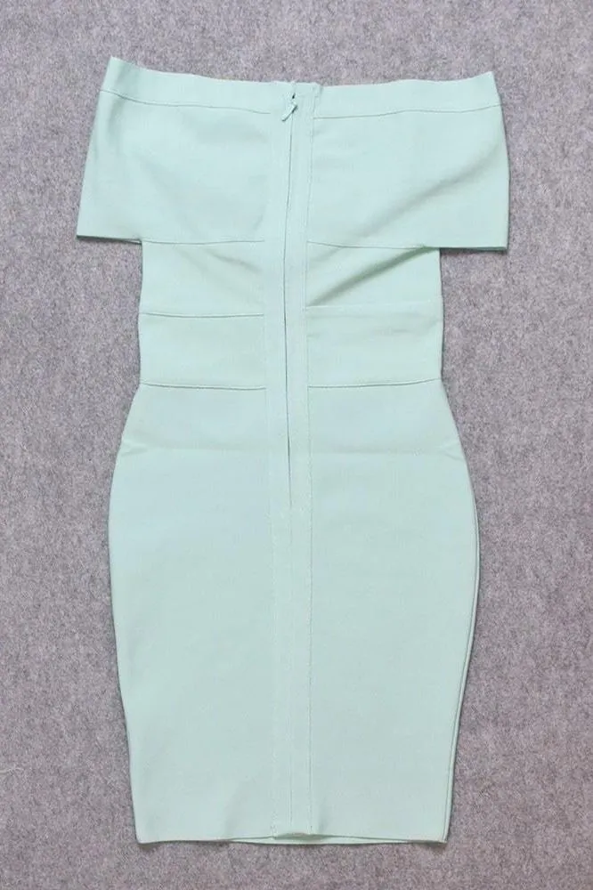 Bea Bandage Dress - Mint Green