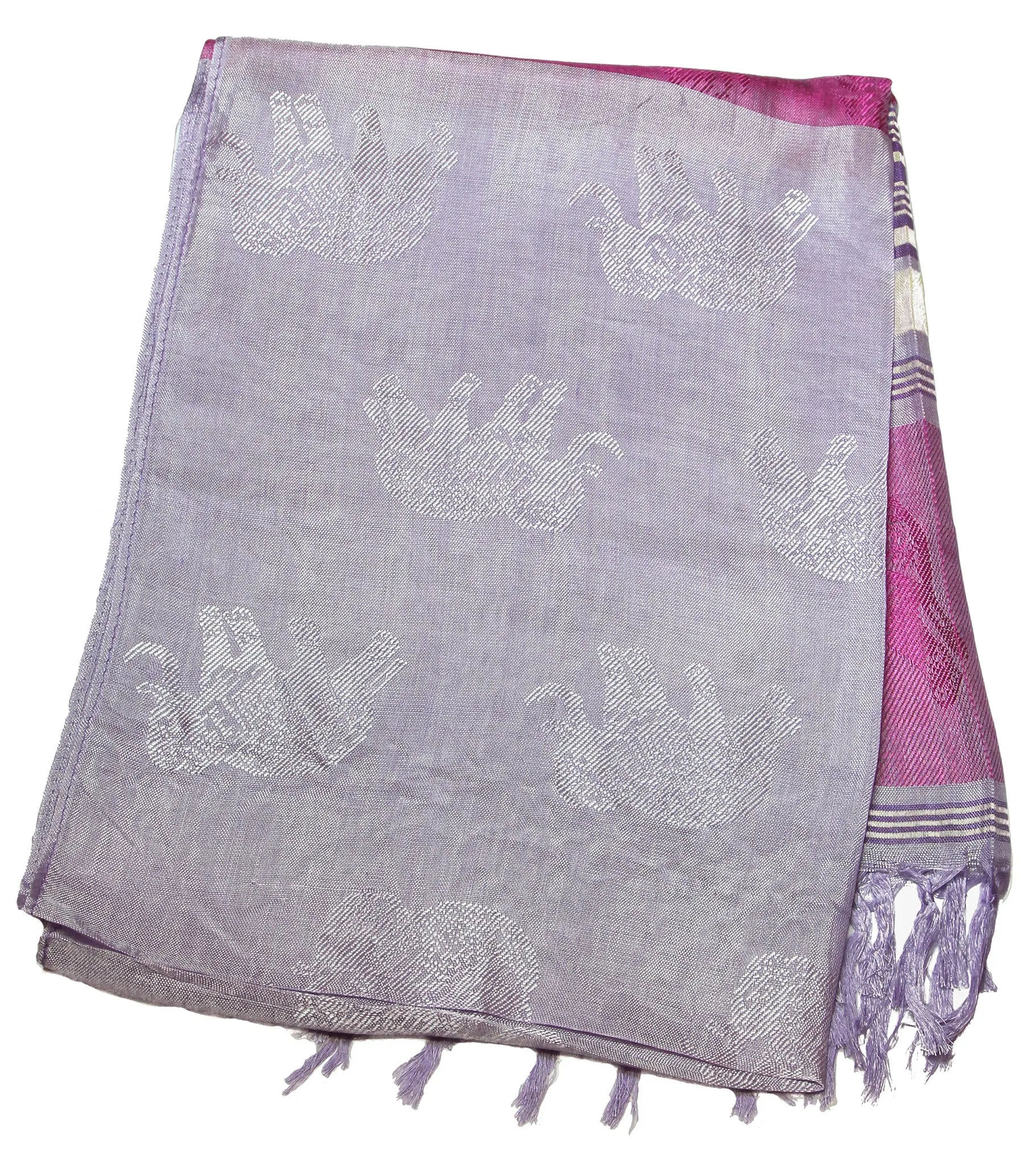 Beautiful hand made Nepal Pashmina Scarf Shawl Grape