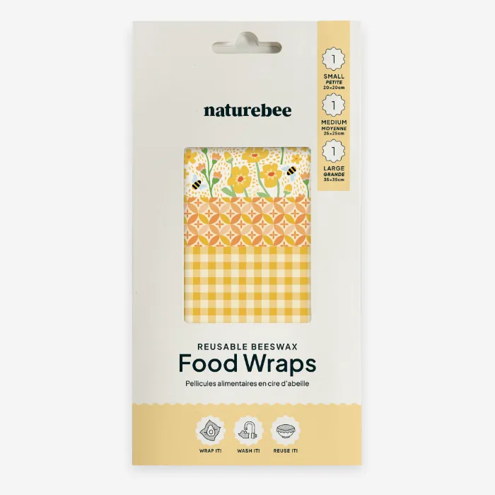 Beeswax Wrap Variety Set - Nature Bee Ocean Lovers Edition