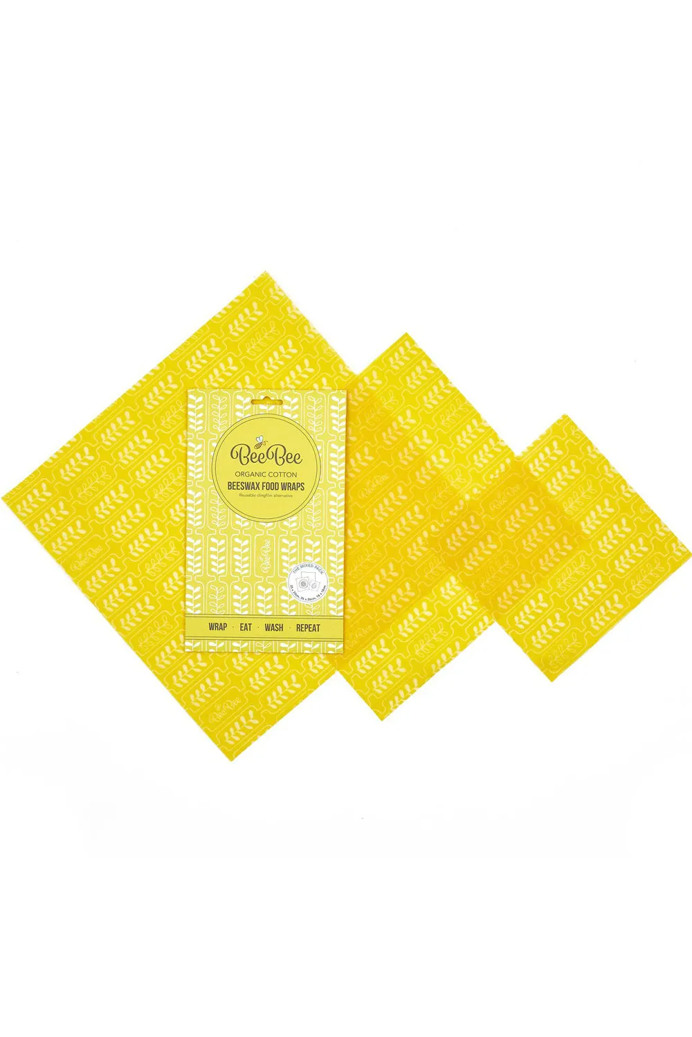 Beeswax Wraps Mixed Pack 3PC