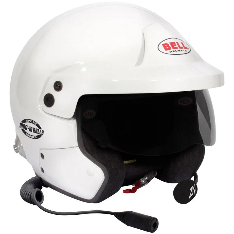 Bell Mag-10 Rally Sport Helmet - White