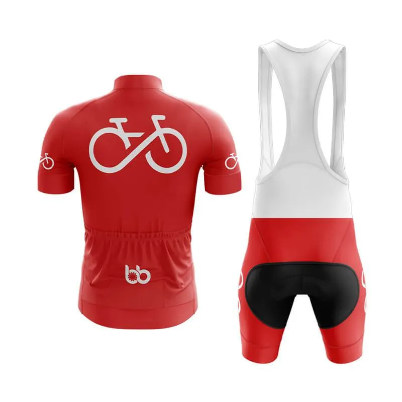 Bike Forever 2.0 Club Cycling Kit (Red)