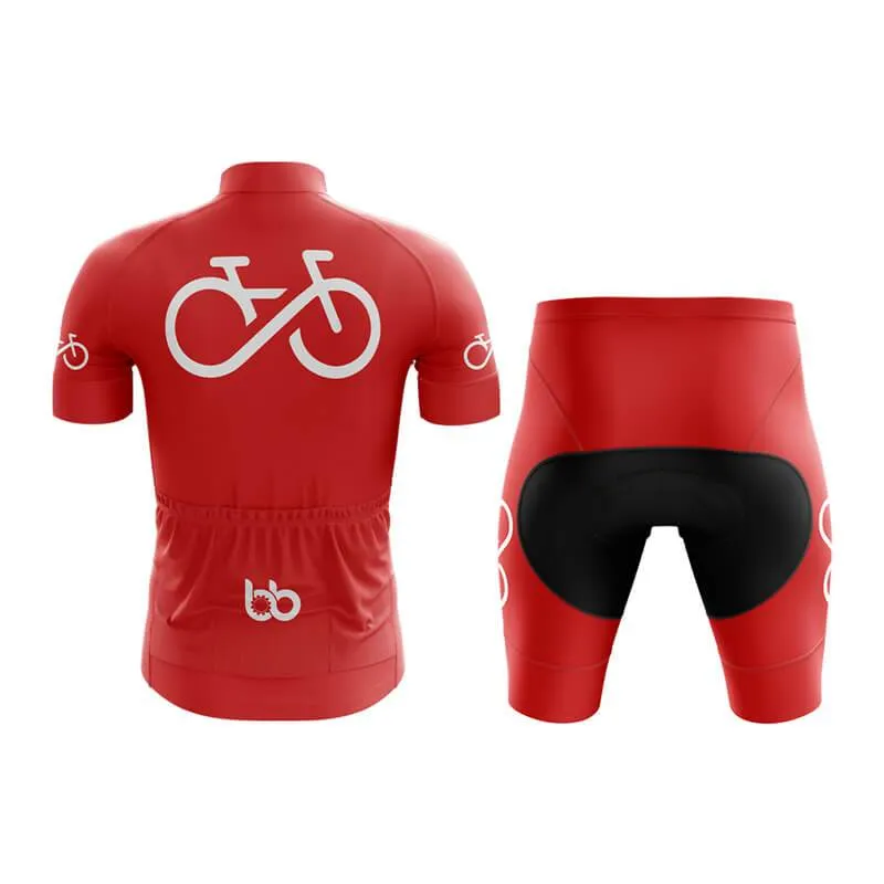 Bike Forever 2.0 Club Cycling Kit (Red)