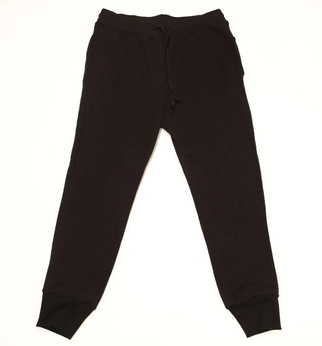 Black Hemp Joggers