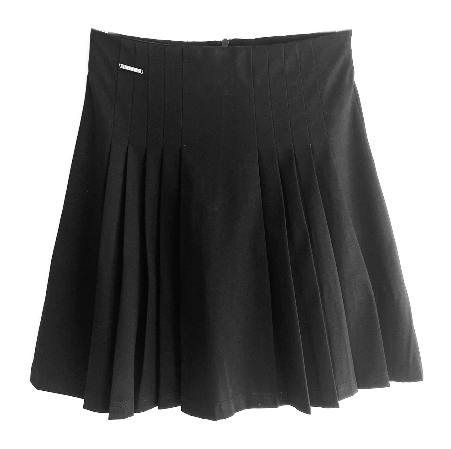 Black Pleated Skirts - Premium Jersey