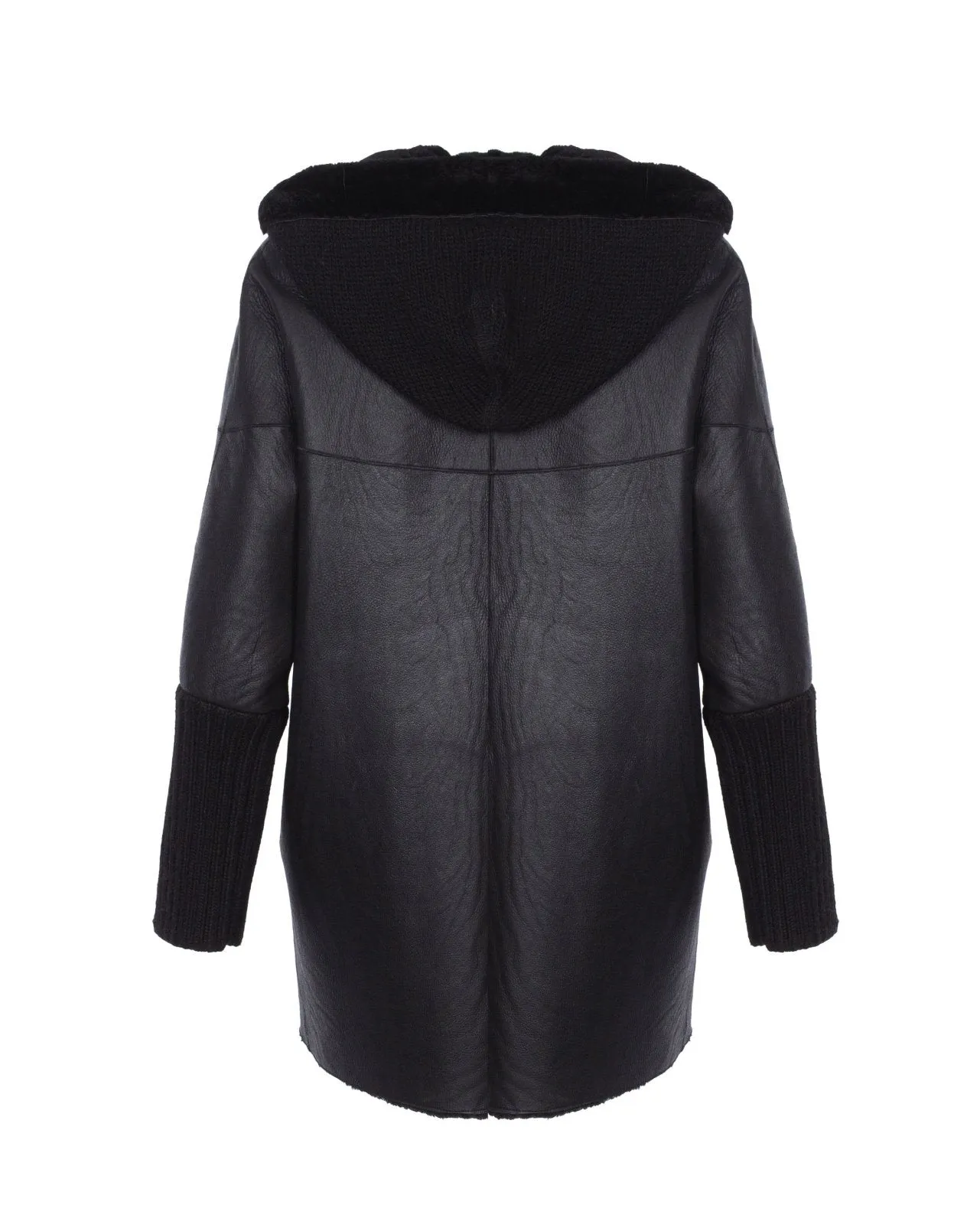 Black Shearling Coat