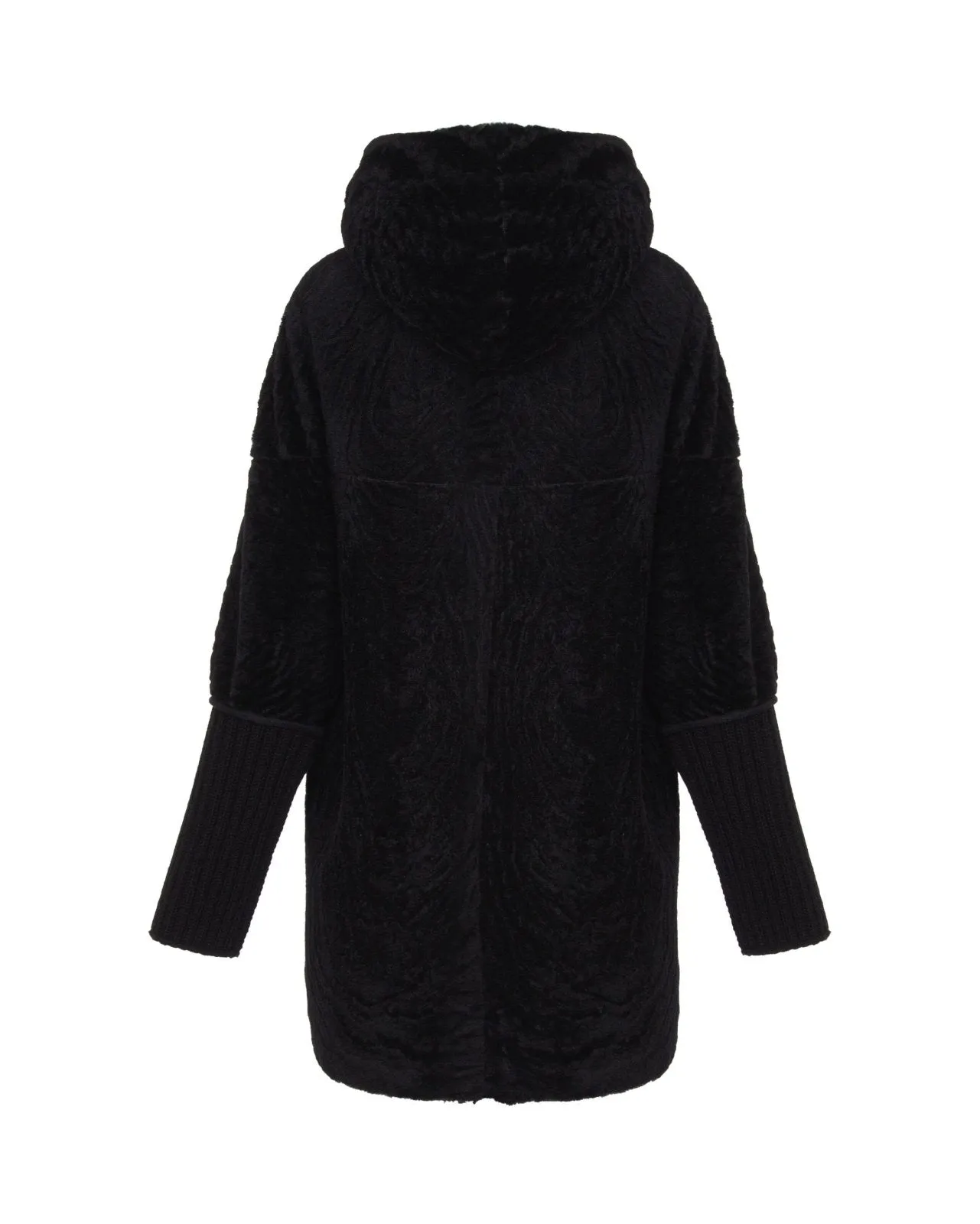 Black Shearling Coat