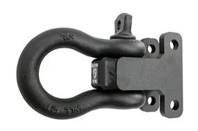 BulletProof Hitches Trailer Hitch Adjustable Extreme Duty Shackle Mount (Rated 30,000lbs) for All (Solid Steel, Black Textured Powder Coat)