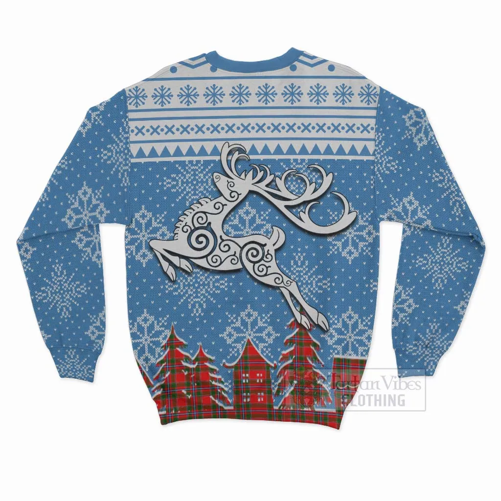 Butter Clan Christmas Sweatshirt Celtic Reindeer Style