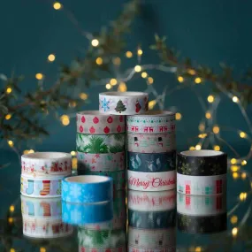 Christmas Biodegradable Washi Tape 15mm x 5m