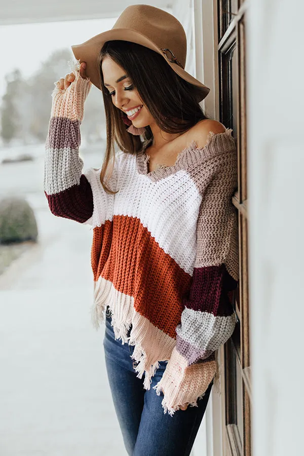 Cocoa Cheers Shift Sweater in Heirloom Lilac