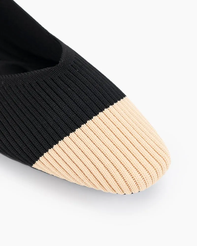 Comfortable Slip-on Washable Knit Flat Shoes