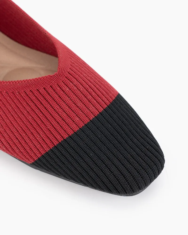 Comfortable Slip-on Washable Knit Flat Shoes