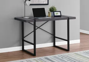 Computer Desk - 48"L / Grey / Black Metal