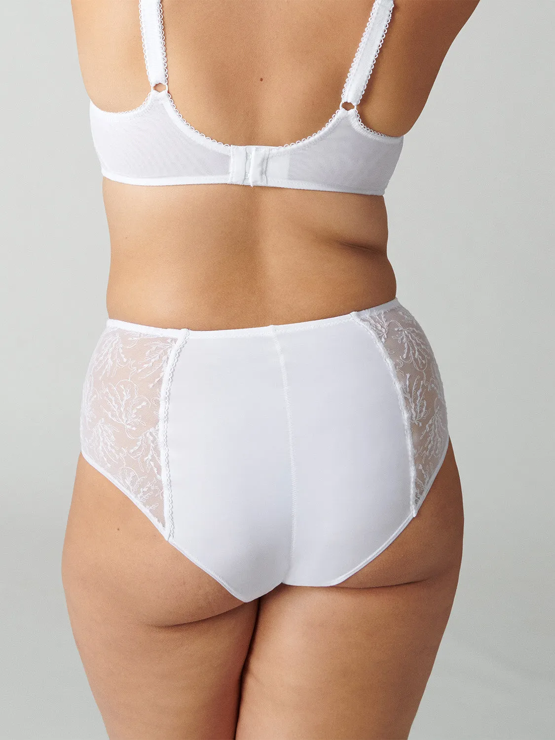 Culotte taille haute - Blanc