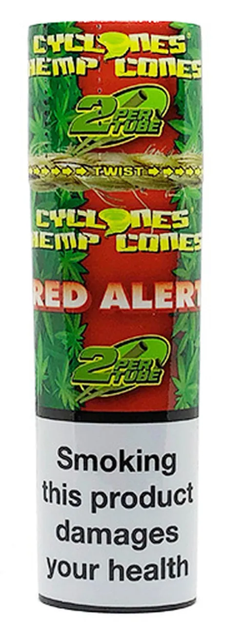 Cyclones Pre-Rolled Hemp Cone - Red Alert Flavour