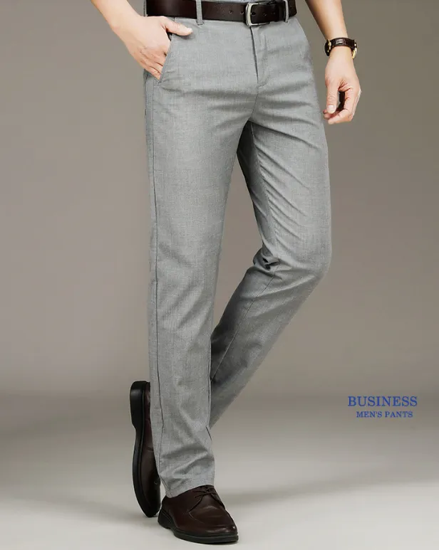 DAPPER STREET SUPPLY CO. - Classic Business Casual Trousers