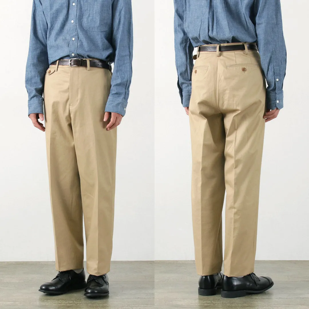 D.C.WHITE / High Density tapered pants