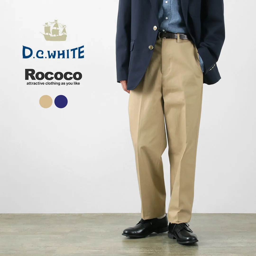 D.C.WHITE / High Density tapered pants