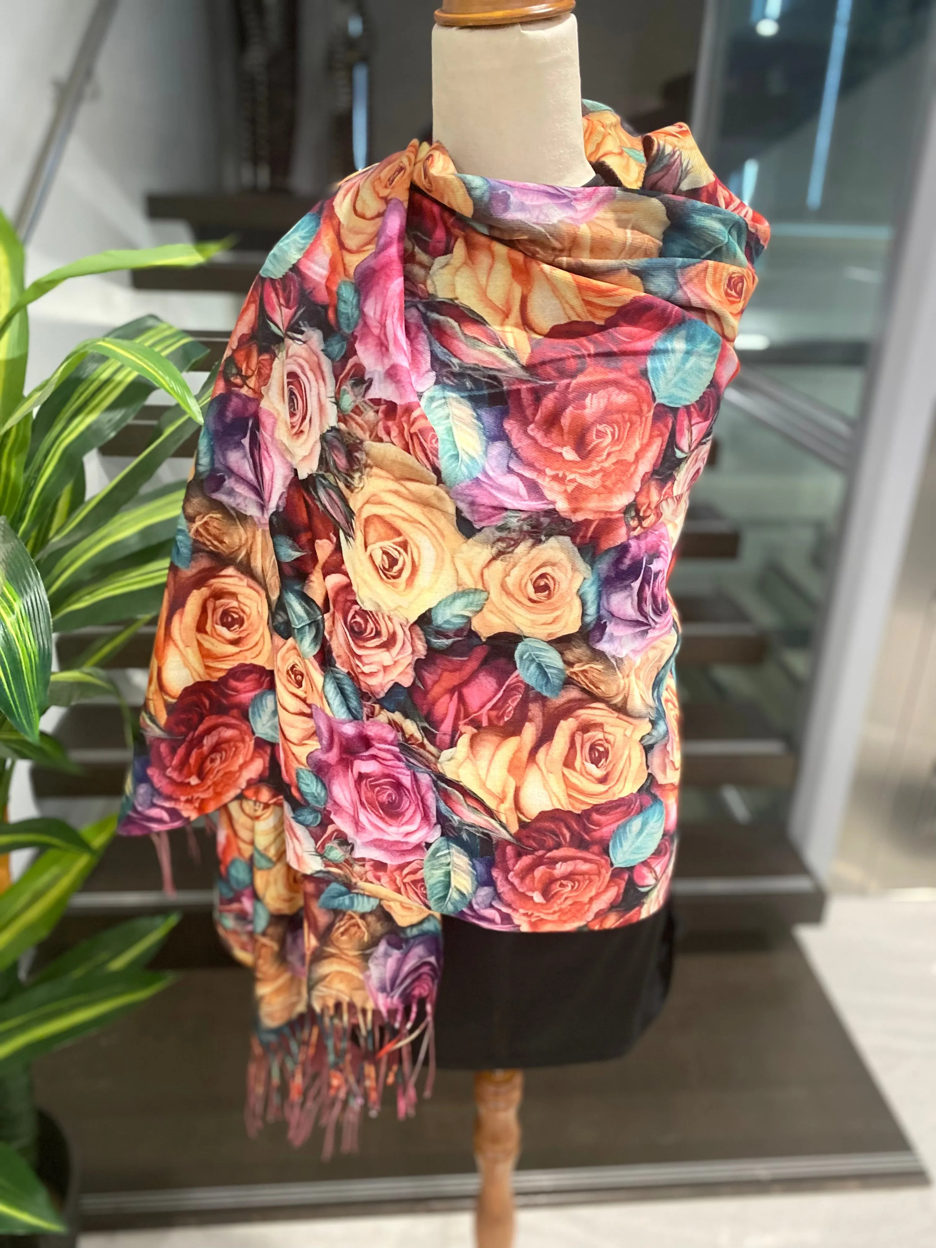 DEIA double sided Cashmere blend Scarf