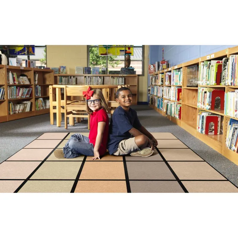 Desert Horizon Classroom Seating Rug