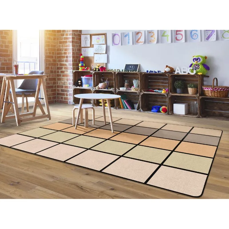 Desert Horizon Classroom Seating Rug