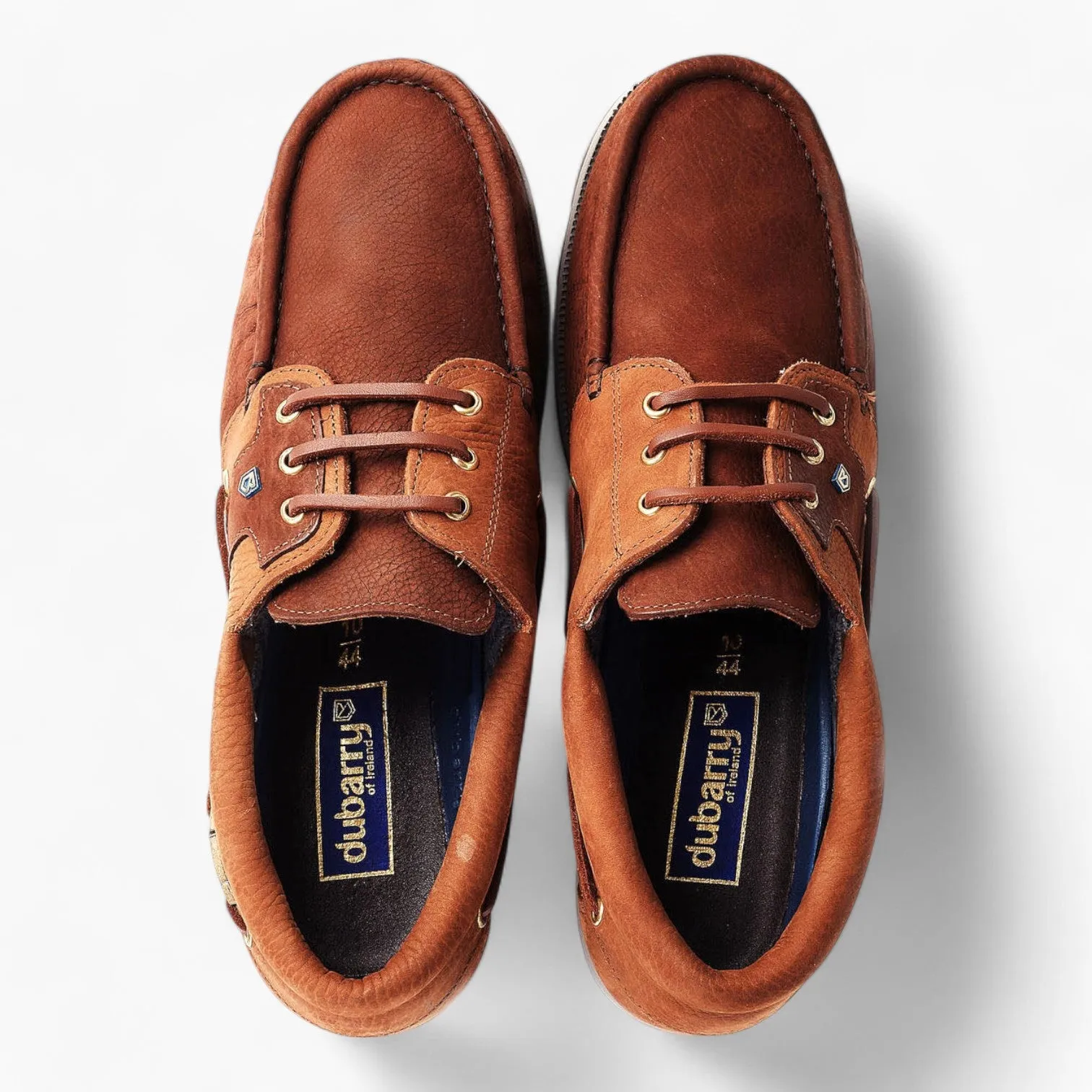 Dubarry Clipper Deck Shoe - Donkey Brown: Two-Tone Luxury Gortex Boat Shoe