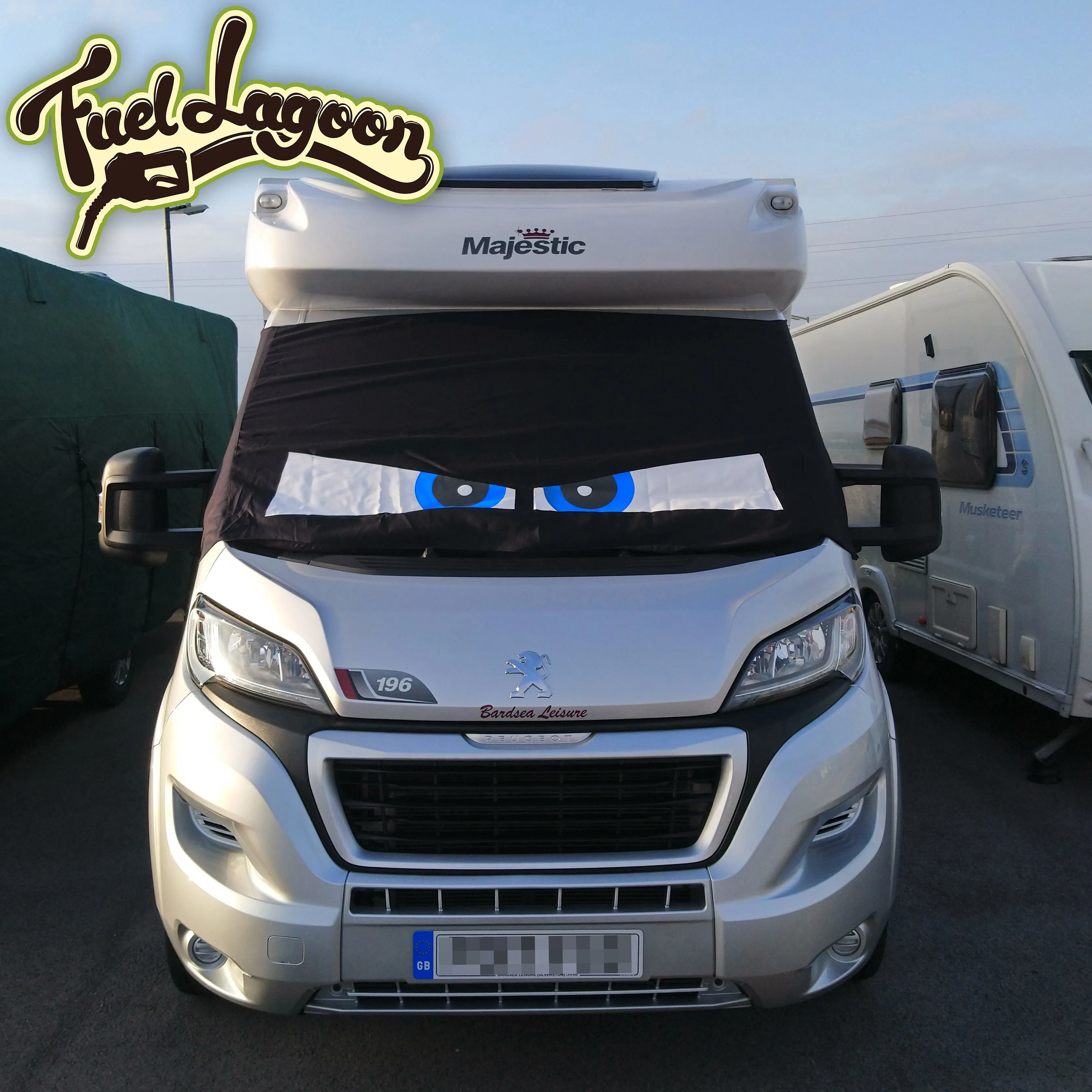 Ducato, Boxer, Relay Motorhome Screen Wrap - Arthur Eyes