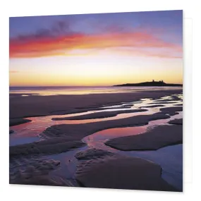 Dunstanburgh Castle Greetings Card